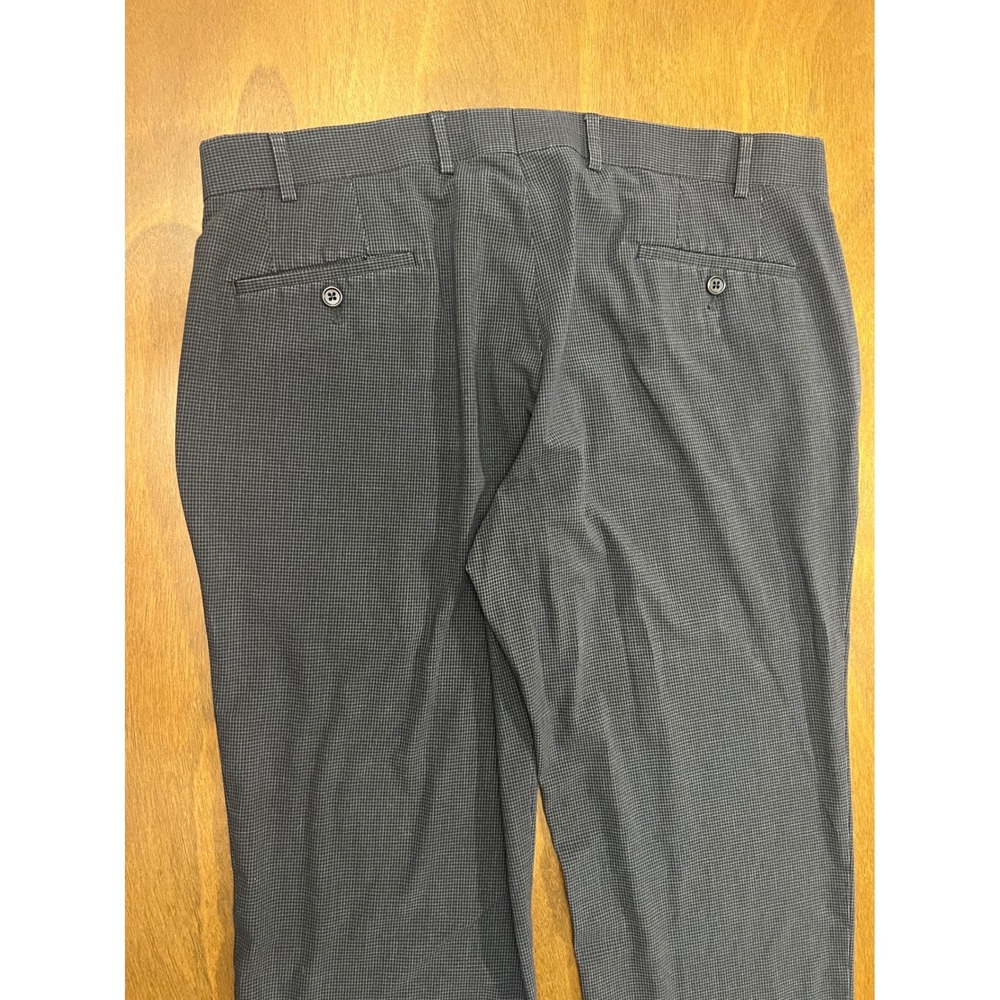 Michael Kors Mens Dress Pants 38x27.5 Grey Black Trousers(0396) - Picture 10 of 11